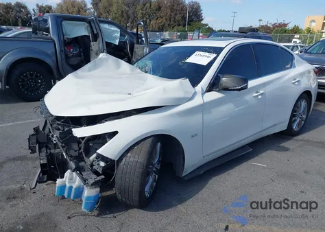 2020 Infiniti Q50 Luxe z USA, uszkodzony, nr VIN JN1EV7AP9LM203951